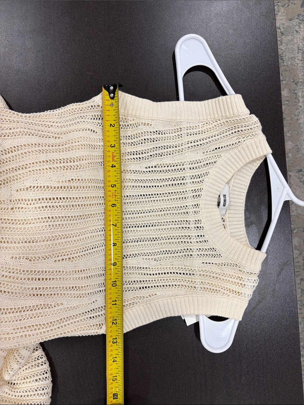 Buck Mason Natural Coastline Crochet Dress XS NWT Retail $308 - Picture 3 of 9